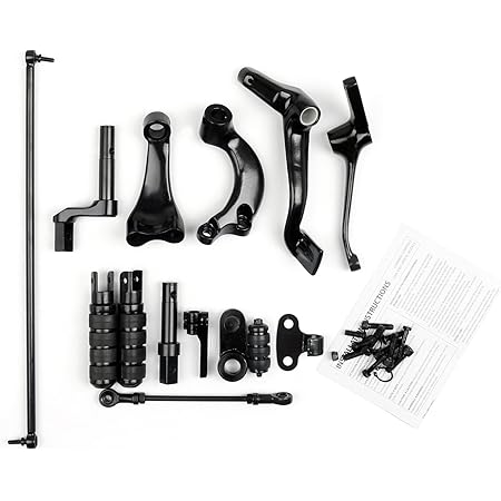 Chrome Forward Control Linkage Kit Black Forward Controls Kit Pegs